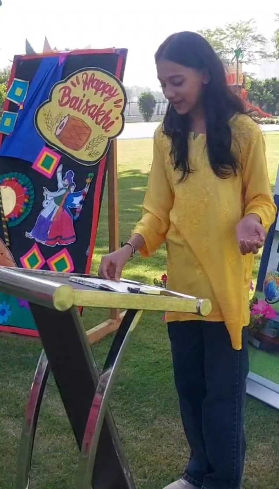 Students showcasing their talents at a school event at Kualakubs World School
