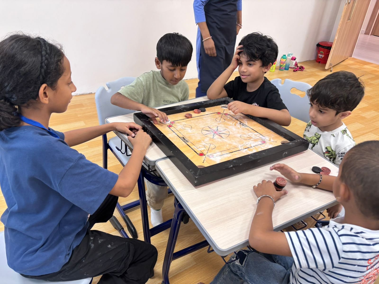 Students engaged in exciting group activities at the summer camp at Kualakubs World School